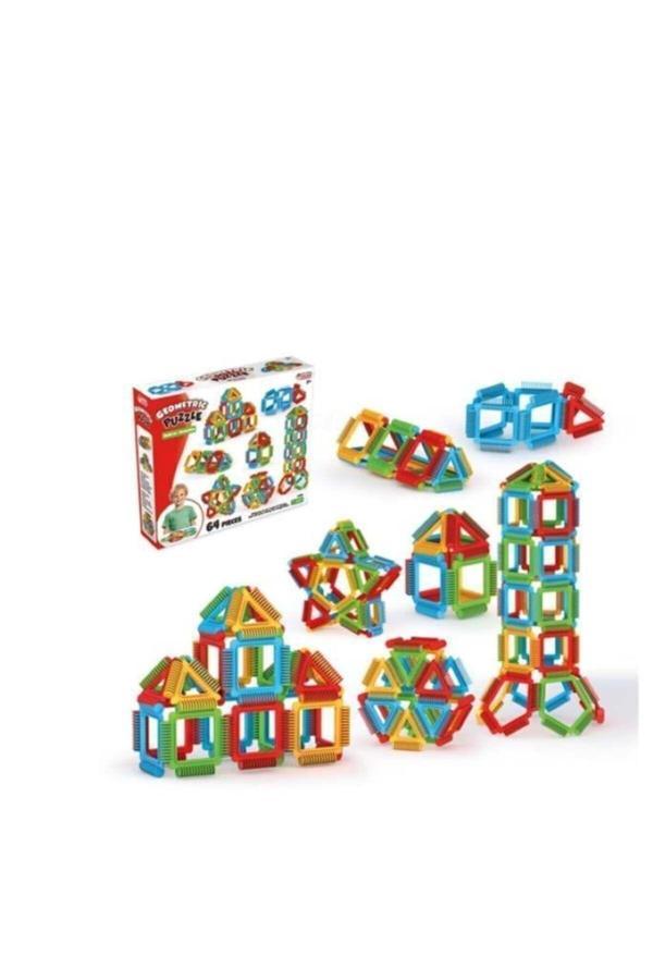 Dede Geometrik Puzzle 64 Parça - Image 1
