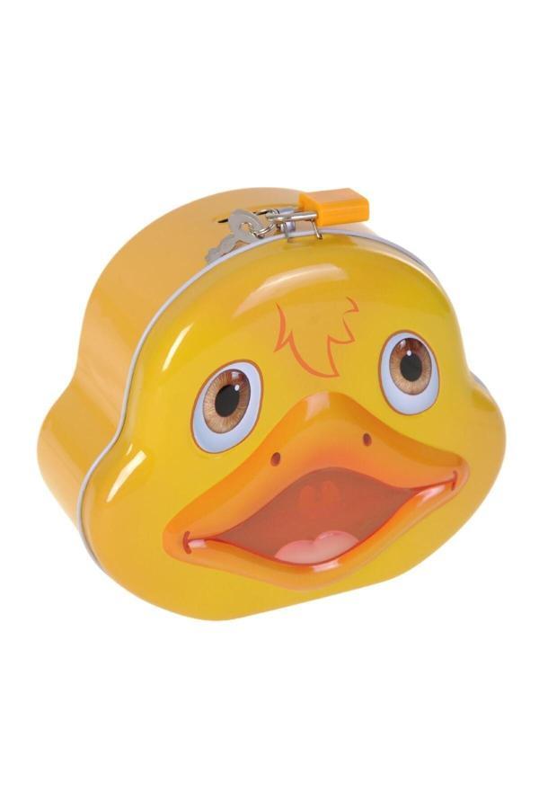 Hak-İş Oyuncak Metal Kilitli Kumbara Ördek - Image 1