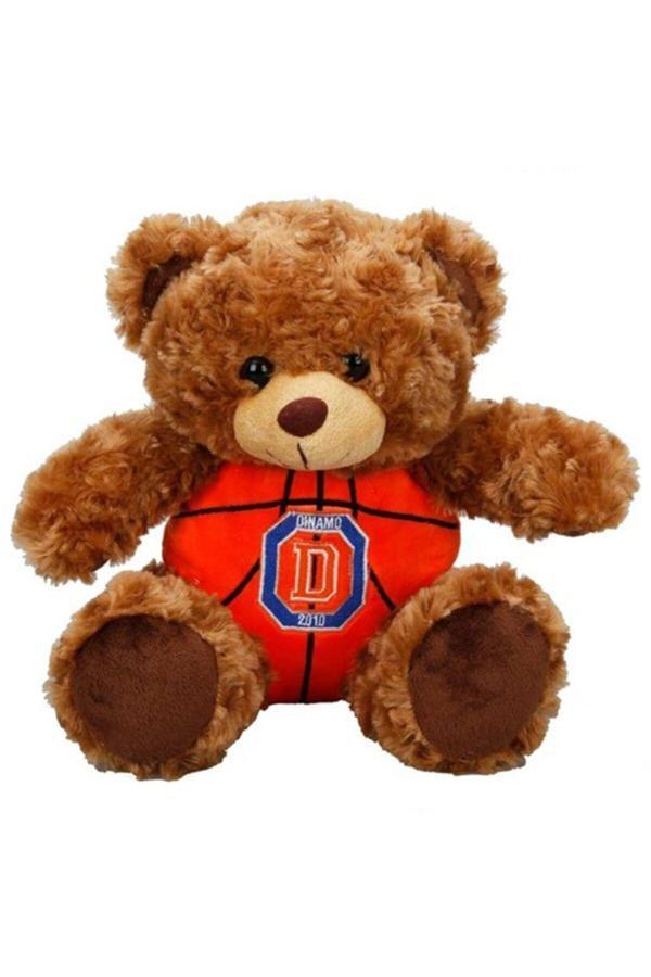 Sunman Dinamo Basketbol Topu Gövdeli Oturan Peluş Ayı 30 Cm. - Image 1