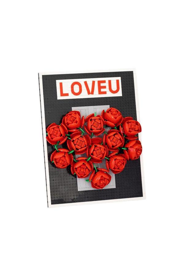 Mega Love U Gül Fotoğraf Çerçevesi 799 Parça - Image 1