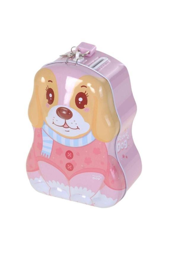 Hak-İş Oyuncak Metal Kilitli Kumbara Köpek - Image 1