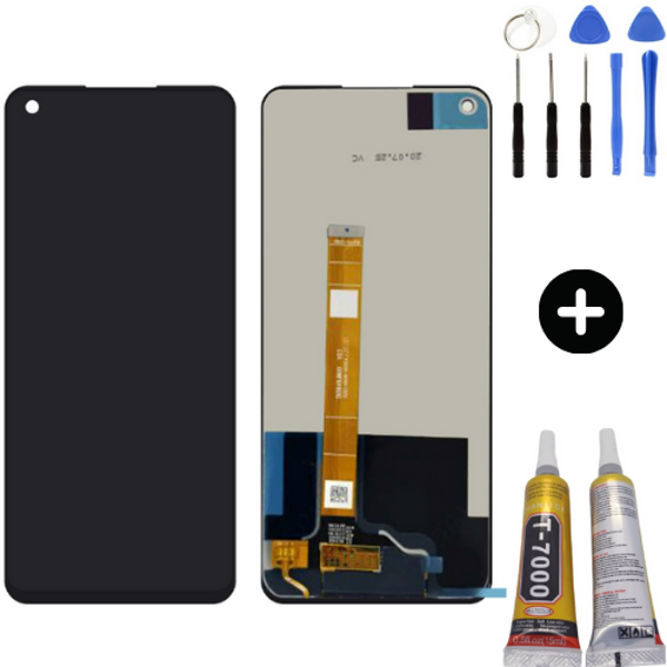 Realme 6 Rmx 2001 Uyumlu A Kalite Lcd Ekran Dokunmatik + Montaj Seti  - Image 1