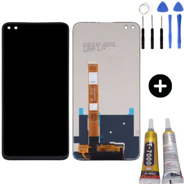 Realme 6 Pro Uyumlu HK Lcd Ekran Dokunmatik + Montaj Seti - Image 1