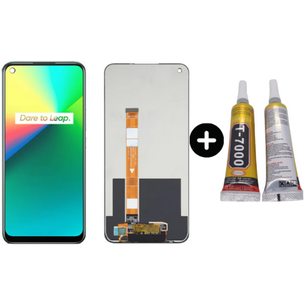 Realme C17 Uyumlu Servis Lcd Ekran Dokunmatik + B7000 - Image 1