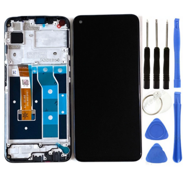 Realme 6 Rmx 2001 Uyumlu Çıtalı A Kalite Lcd Ekran Dokunmatik + Tamir Seti - Image 1