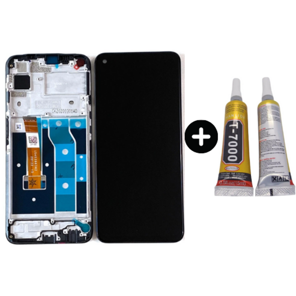 Realme 6 Rmx 2001 Uyumlu Çıtalı Servis Lcd Ekran Dokunmatik + B7000 - Image 1