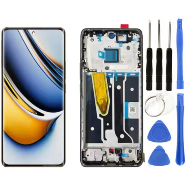 Realme 11 Pro Uyumlu Çıtalı Lcd Ekran Dokunmatik + Tamir Seti - Image 1
