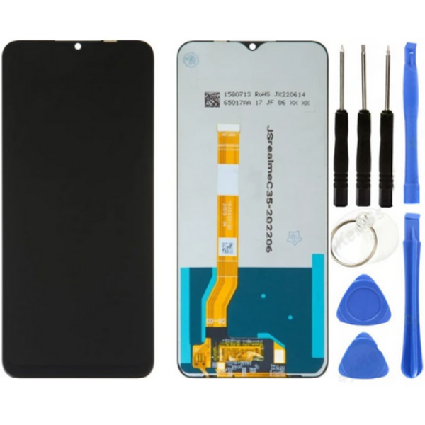 Realme C35 Uyumlu Servis Lcd Ekran Dokunmatik + Tamir Seti - Image 1