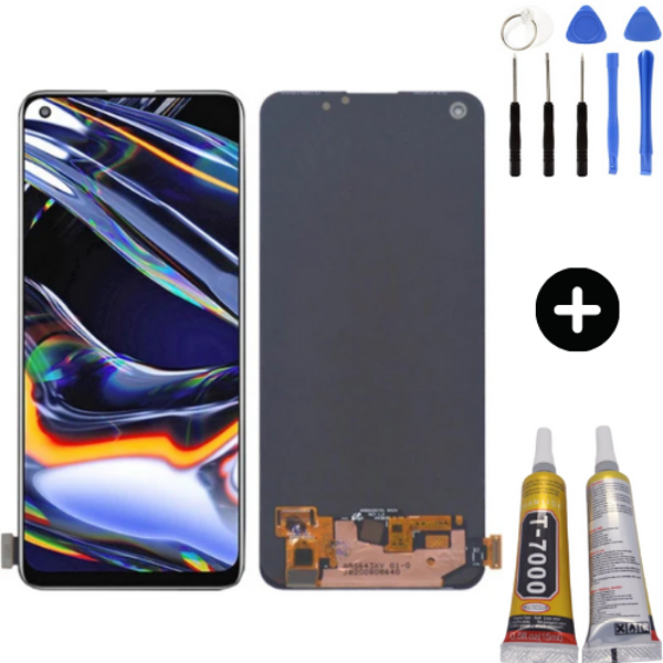 Realme 7 Pro Uyumlu HK Lcd Ekran Dokunmatik + Montaj Seti - Image 1