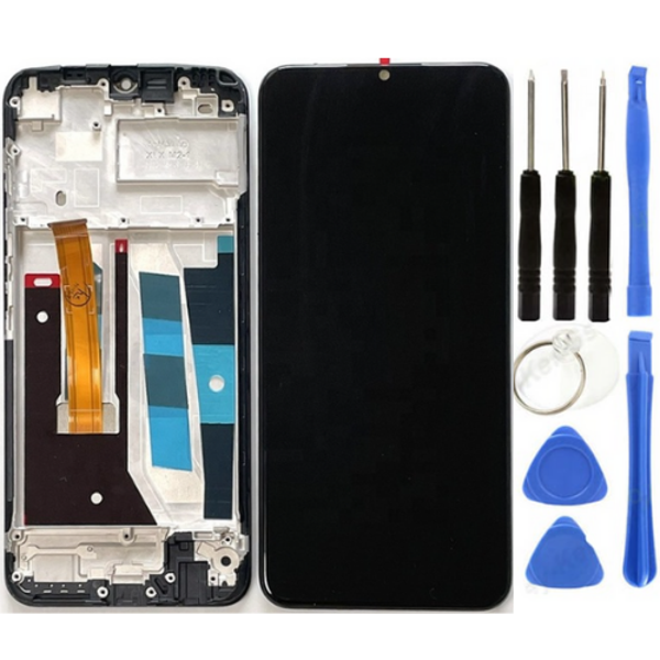 Realme C15 Uyumlu Çıtalı Servis Lcd Ekran Dokunmatik + Tamir Seti - Image 1