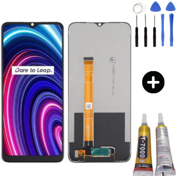 Realme C25y Uyumlu A Kalite Lcd Ekran Dokunmatik + Montaj Seti  - Image 1