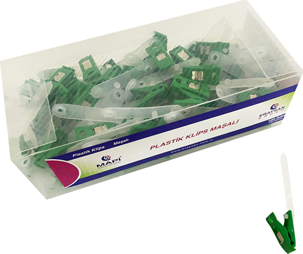 MAPİ-P.MAŞALI KLİPS YEŞİL  100 - Image 1