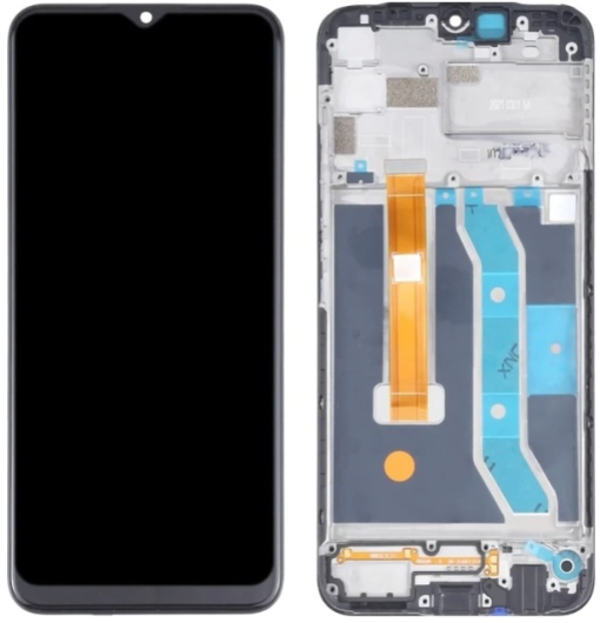 Realme C11 Rmx2185 Uyumlu Çıtalı OLED Lcd Ekran Dokunmatik - Image 1