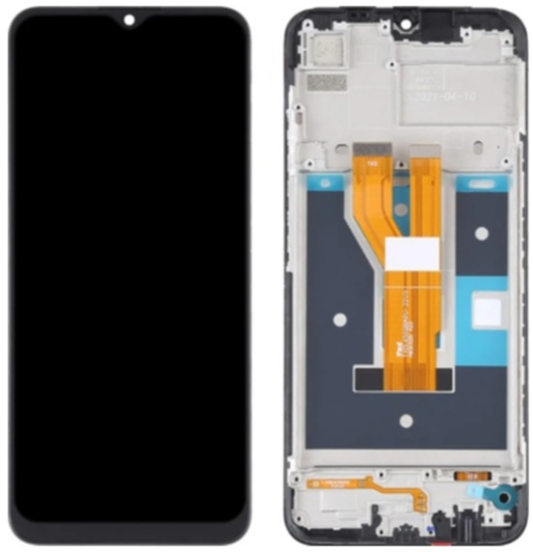 Realme C21 Uyumlu Çıtalı OLED Lcd Ekran Dokunmatik - Image 1