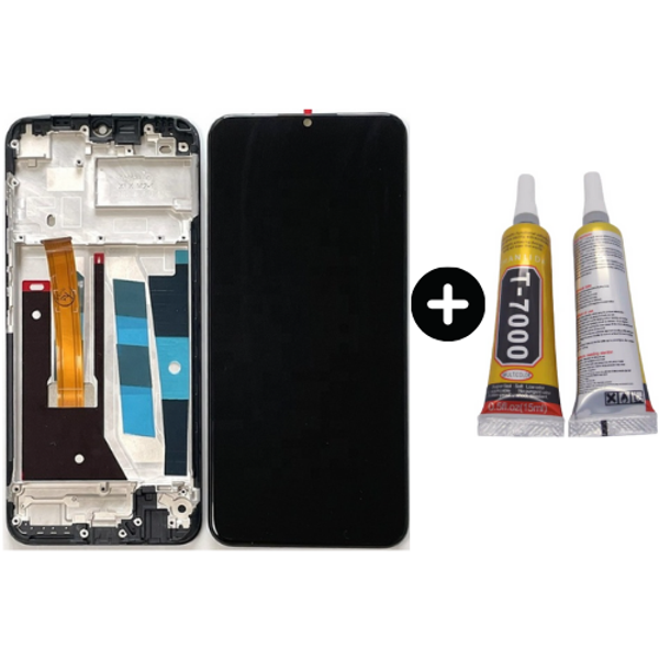 Realme C15 Uyumlu Çıtalı A Kalite Lcd Ekran Dokunmatik + B7000 - Image 1