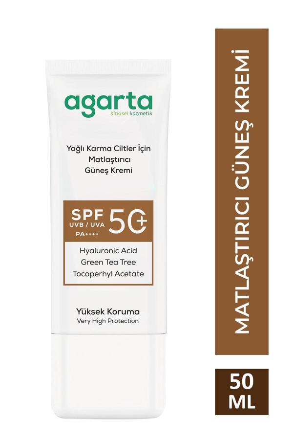 Matlaştırıcı Parlama Karşıtı Spf+50 Güneş Kremi 50 Ml - Image 1