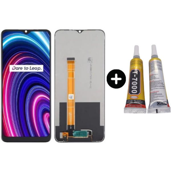 Realme C25y Uyumlu OLED Lcd Ekran Dokunmatik + B7000 - Image 1
