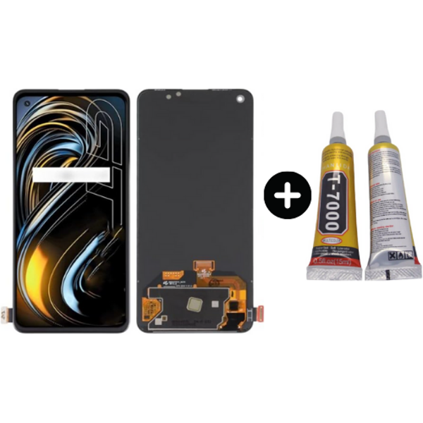 Realme GT 5G Uyumlu OLED Lcd Ekran Dokunmatik + B7000 - Image 1