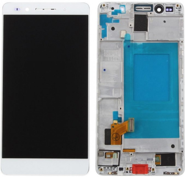 TE Huawei Honor 7 Uyumlu Çıtalı Lcd Ekran Dokunmatik Beyaz  - Image 1