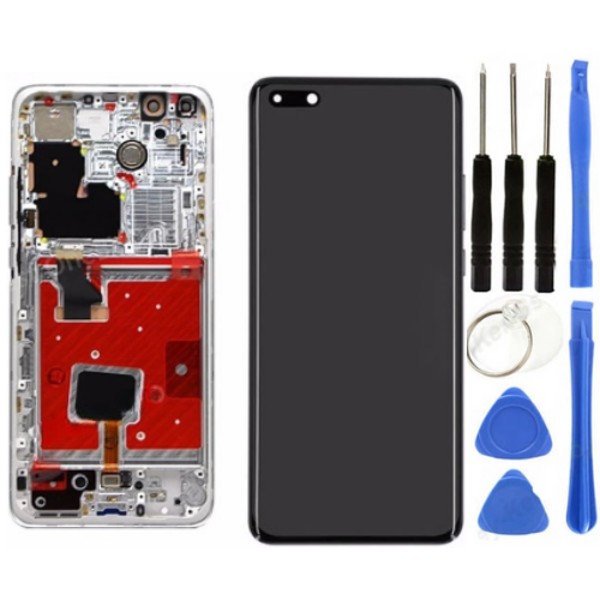 TE Huawei P40 Pro Uyumlu Çıtalı Servis Lcd Ekran Dokunmatik + Tamir Seti - Image 1
