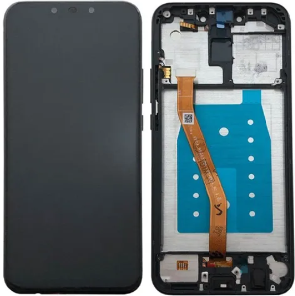 TE Huawei Mate 20 Lite Uyumlu Çıtalı OLED Lcd Ekran Dokunmatik Siyah      - Image 1