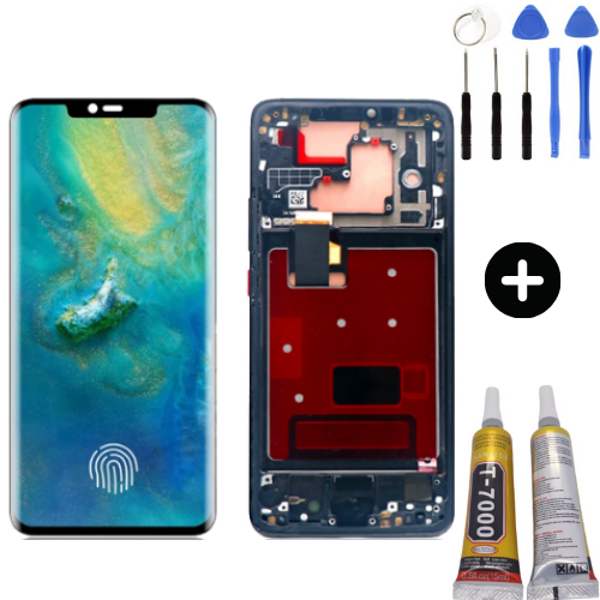 TE Huawei Mate 20 Pro Uyumlu Çıtalı OLED Lcd Ekran Dokunmatik + Montaj Seti - Image 1