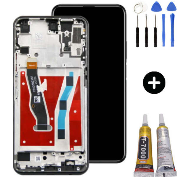 TE Huawei Y9S Uyumlu Çıtalı Lcd Ekran Dokunmatik + Montaj Seti - Image 1
