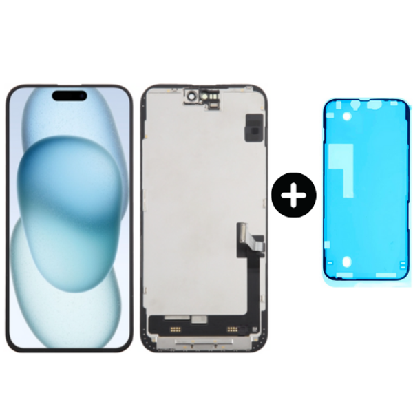  iPhone 15 Plus Uyumlu GX Lcd Dokunmatik Ekran + Toz Bandı                                    - Image 1
