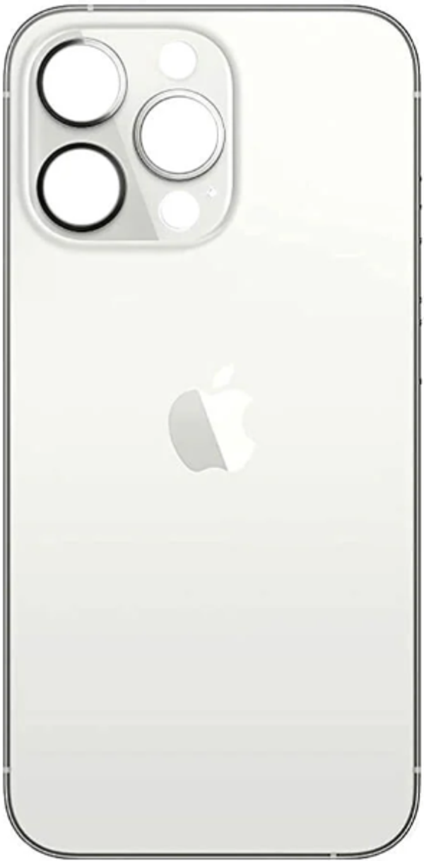  iPhone 13 Pro Uyumlu Arka Pil Batarya Kapak Beyaz - Image 1