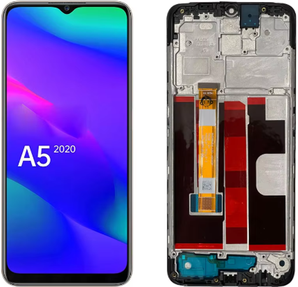 TE Oppo A5 2020 Çıtalı OLED Lcd Dokunmatik Ekran - Image 1