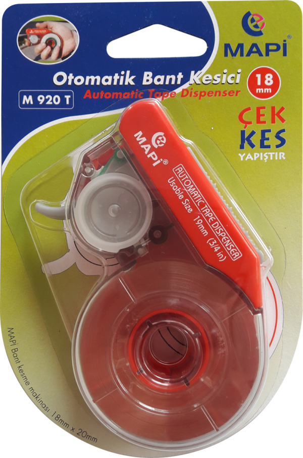 MAPİ OTOMATİK BANT KESME MAK. KIRMIZI 19 MM - Image 1