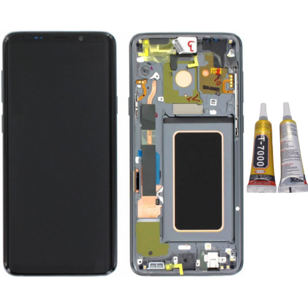 TE Samsung S9 Plus G965 Uyumlu Çıtalı Lcd Ekran Servis + B7000 - Image 1