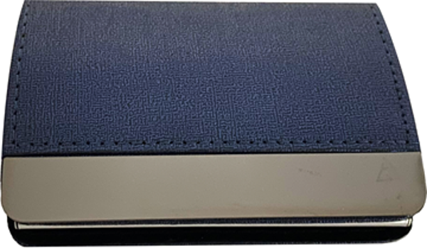 MAPİ TEK HAZNELİ KARTVİZİTLİK LACİVERT METAL SERİTLİ - Image 1