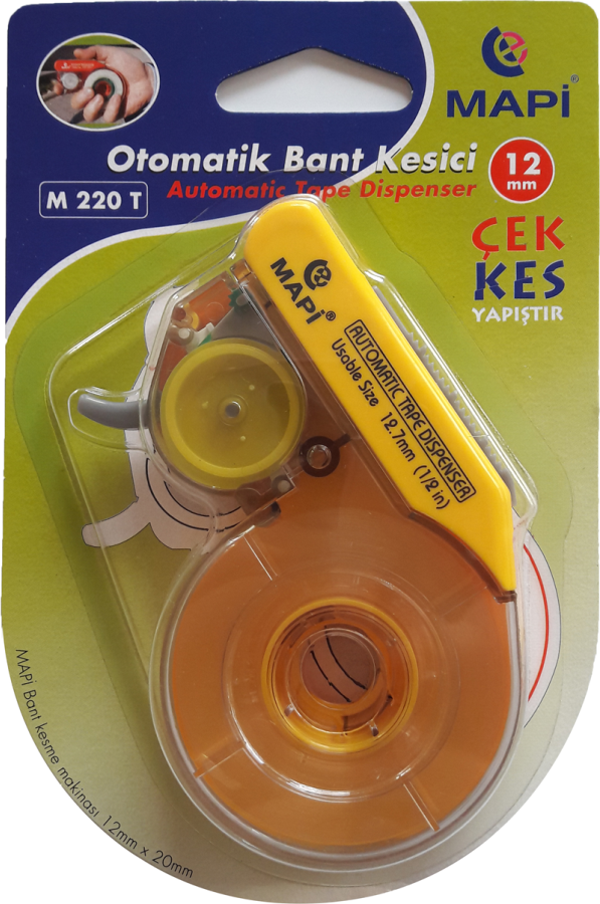 MAPİ-12MM.BANT KESME MK.SARI - Image 1