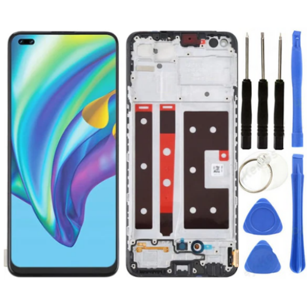 TE Oppo Reno 4 Pro Çıtalı HK Lcd Dokunmatik Ekran + Tamir Seti - Image 1