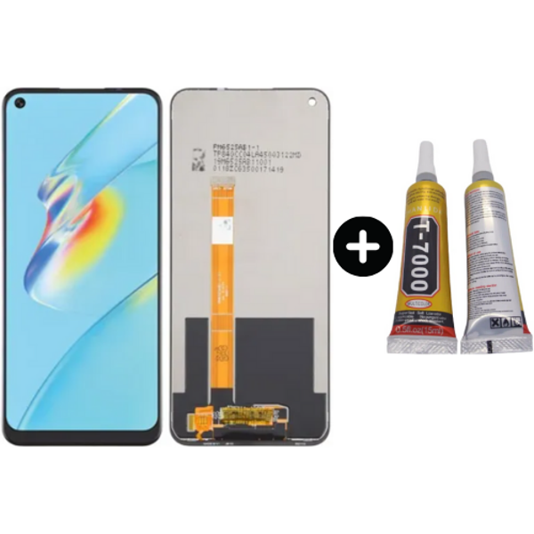 TE Oppo A55 2021 Servis Lcd Dokunmatik Ekran + B7000 - Image 1