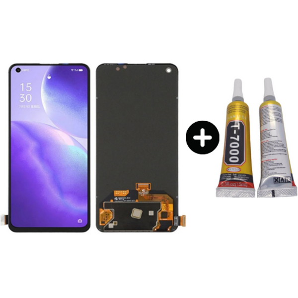 TE Oppo Reno 5 HK Lcd Dokunmatik Ekran + B7000 - Image 1