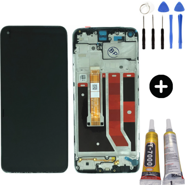 TE Oppo A54 5G Çıtalı Servis Lcd Dokunmatik Ekran + Montaj Seti - Image 1