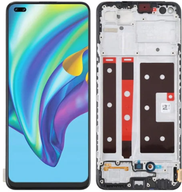 TE Oppo Reno 4 Pro Çıtalı HK Lcd Dokunmatik Ekran - Image 1