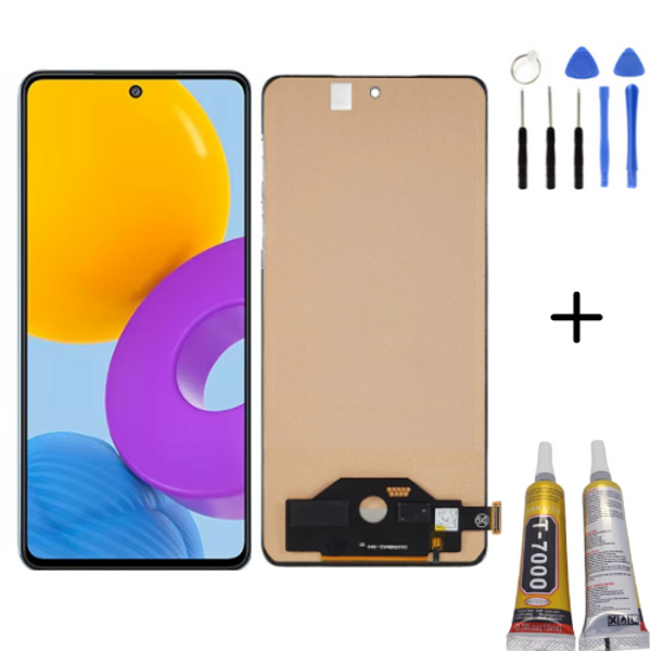 TE Samsung M52 5G M526 Uyumlu OLED Lcd Ekran + Montaj Seti - Image 1