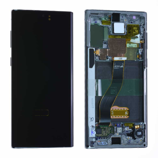TE Samsung Note 10 N970 Uyumlu Çıtalı OLED Lcd Ekran Mavi  - Image 1