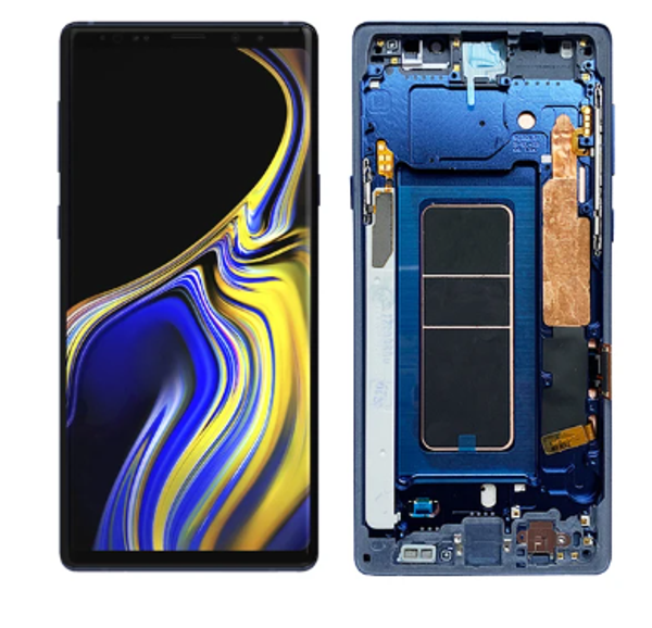 TE Samsung Note 9 N960 Uyumlu Çıtalı OLED Lcd Ekran Mavi - Image 1