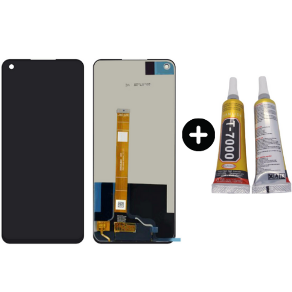 Realme 6 Rmx 2001 Uyumlu OLED Lcd Ekran Dokunmatik + B7000 - Image 1