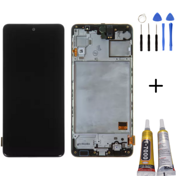 TE Samsung M31s M317 Uyumlu Çıtalı Lcd Ekran + Montaj Kiti - Image 1
