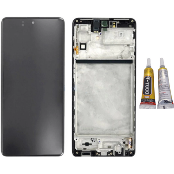 TE Samsung M53 5G M536 Uyumlu Çıtalı A Kalite Lcd Ekran + B7000  - Image 1