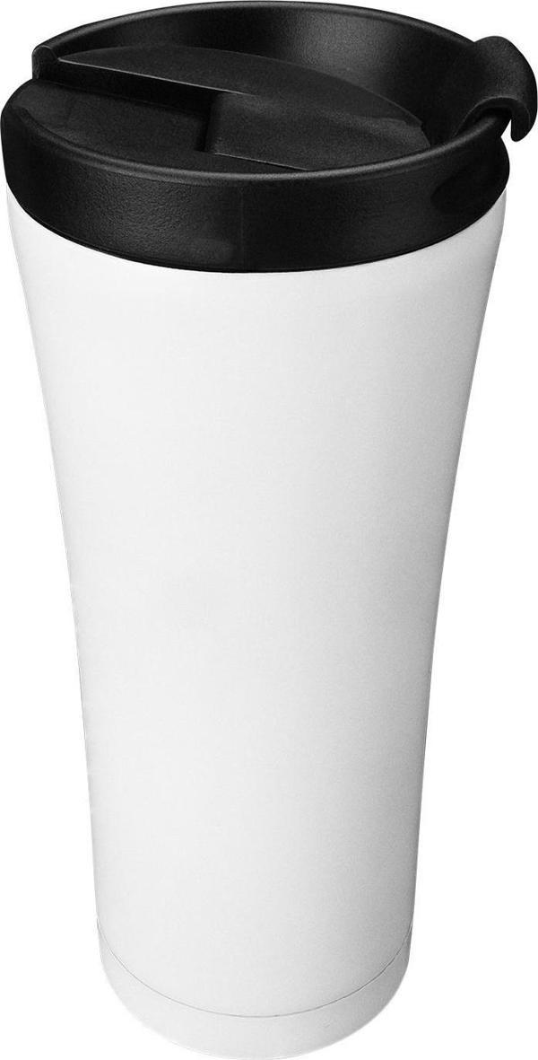 S-link SL-TM1971A Mat Beyaz 500ML Iç 304 Dış 201 Paslanmaz Çelik Termos Kupa - Image 1