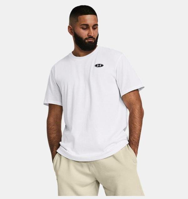 Under Armour UA HW LC PATCH SS Erkek T-Shirt - Image 1