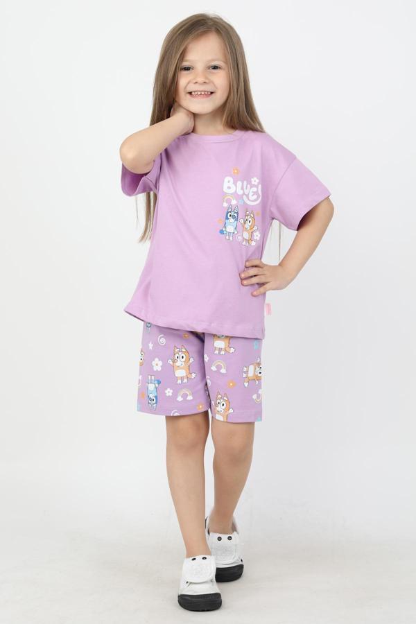 BLUEY KÖPEKLİ KIZ ÇOCUĞU 2 Lİ TAKIM 4874 - Image 1