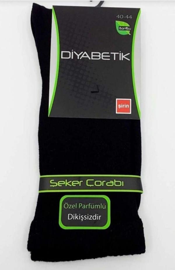 ŞİRİN 8100 ERKEK BAMBU DİYABETİK ŞEKER ÇORAP 6 ADET - Image 1