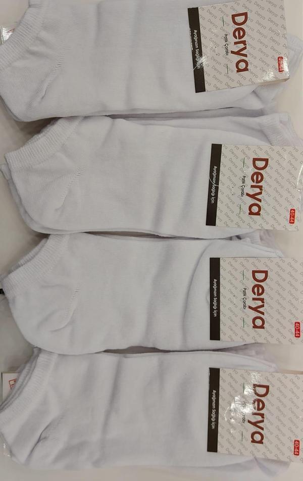 DERYA ERKEK LİKRALI PATİK ÇORAP 12 ADET - Image 1